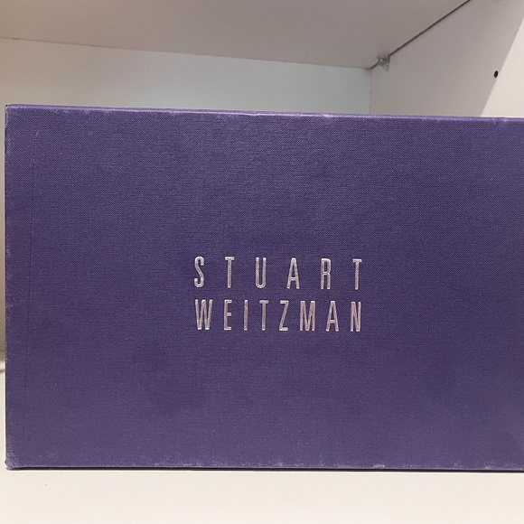 Stuart Weitzman Pumps Heels Pointed Toe Suede Ankle Strap size 8 - Picture 11 of 12